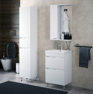 Шкаф-пенал напольный Теона 35 SD-00001442 белый